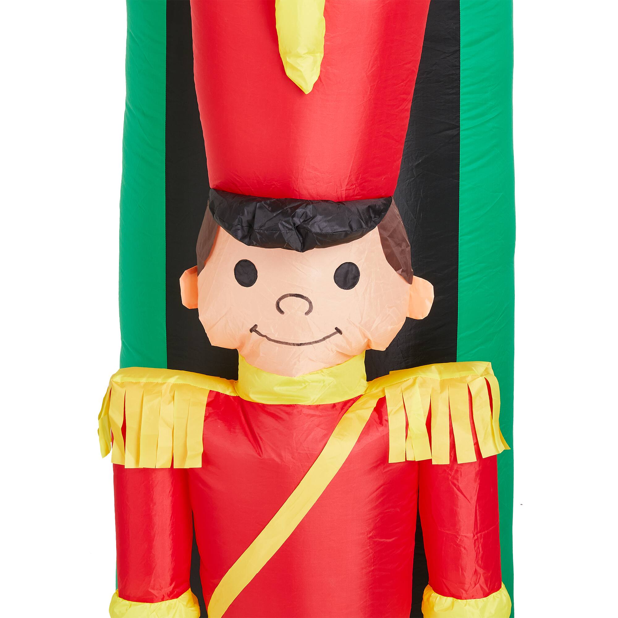 Glitzhome® 10ft. Inflatable Arch Gate & Guards With Lights